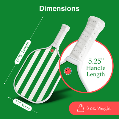 Watermelon - Pink, Green, Blue & Red 4 Paddle Set