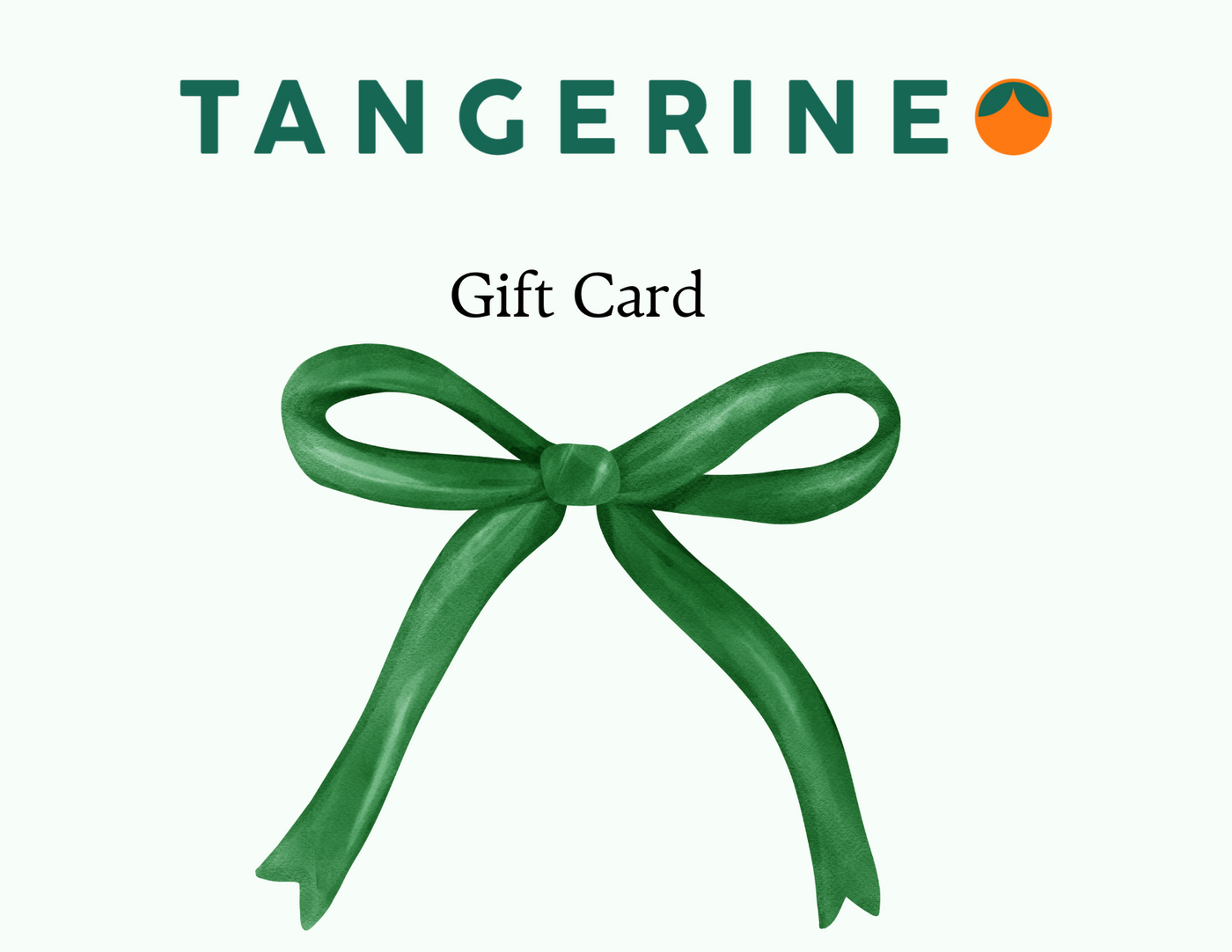 Tangerine gift card $50