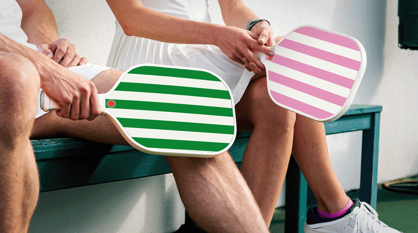 Watermelon - Pink & Green 2 Paddle Set