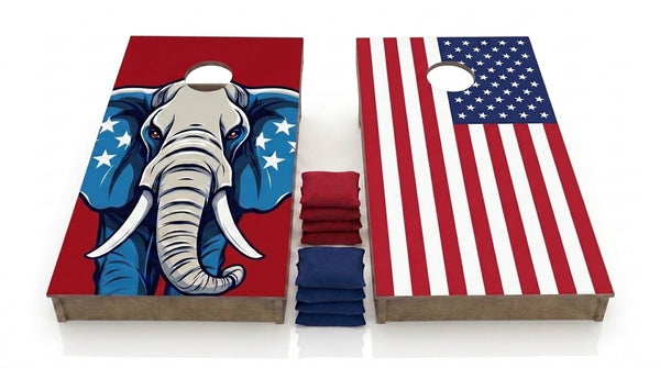 Grand Old Party Cornhole Boards (Set of 2)