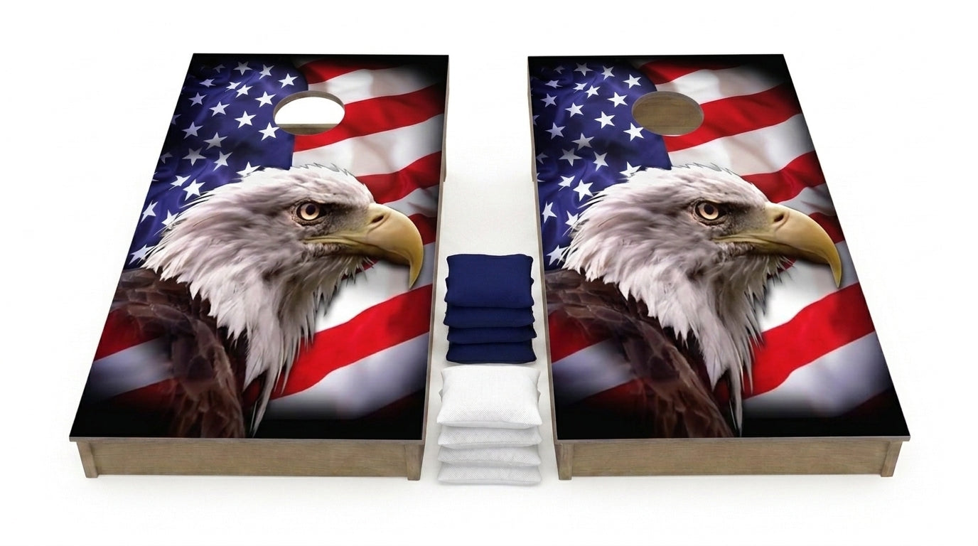 Give me Liberty or give me Death Cornhole Boards (Set of 2)