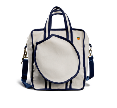 Navy blue pickleball bag by Tangerine. 