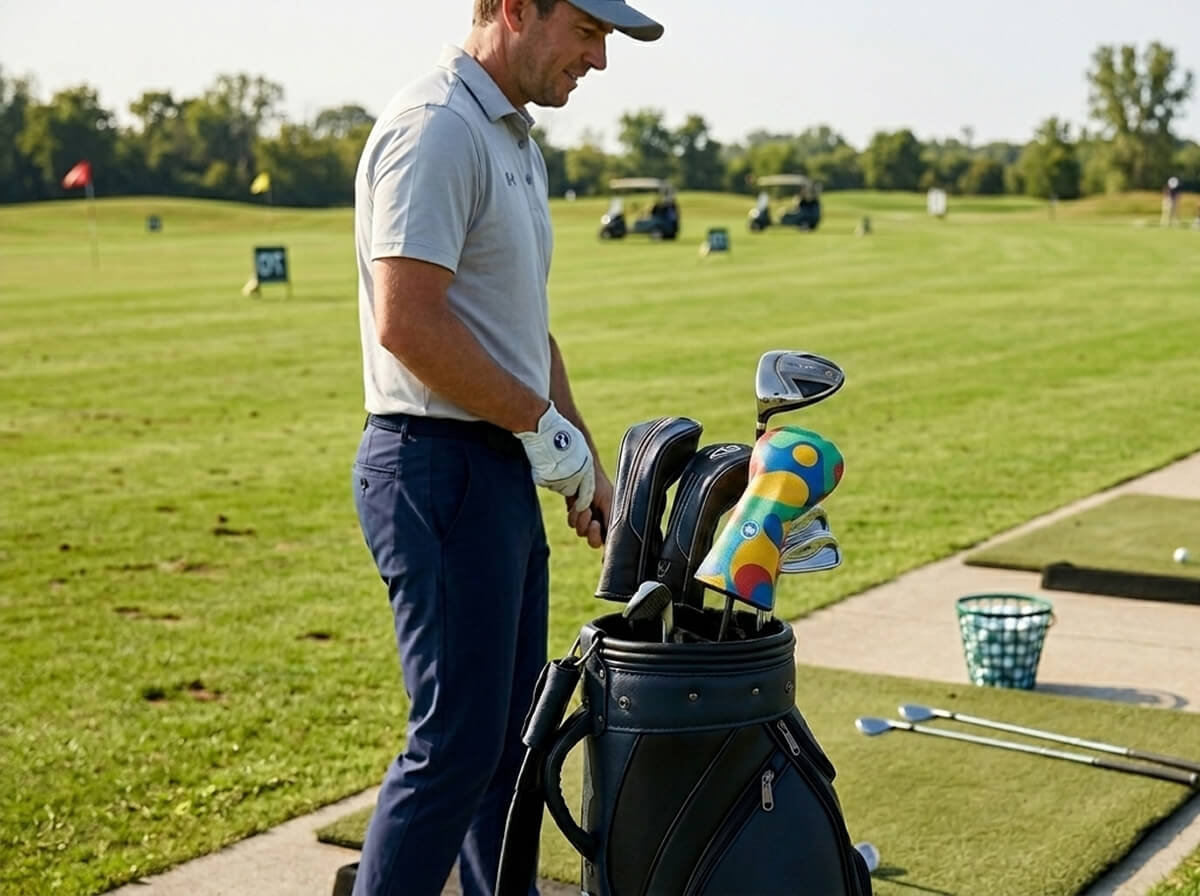 Custom branded golf headcovers