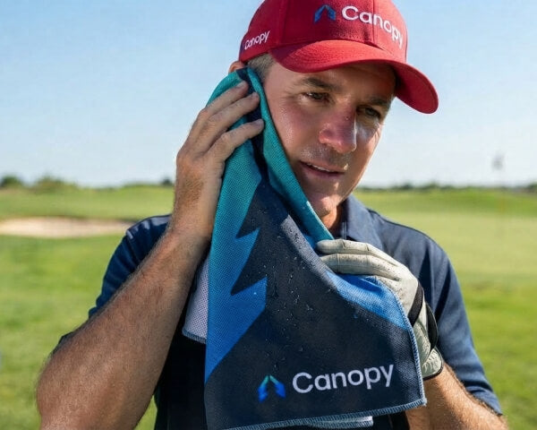 Branded golf towels for tournaments and corporate outings