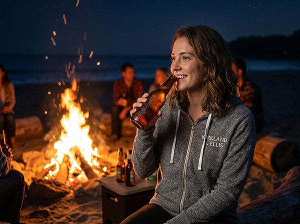Branded hoodies for corporate retreats and events
