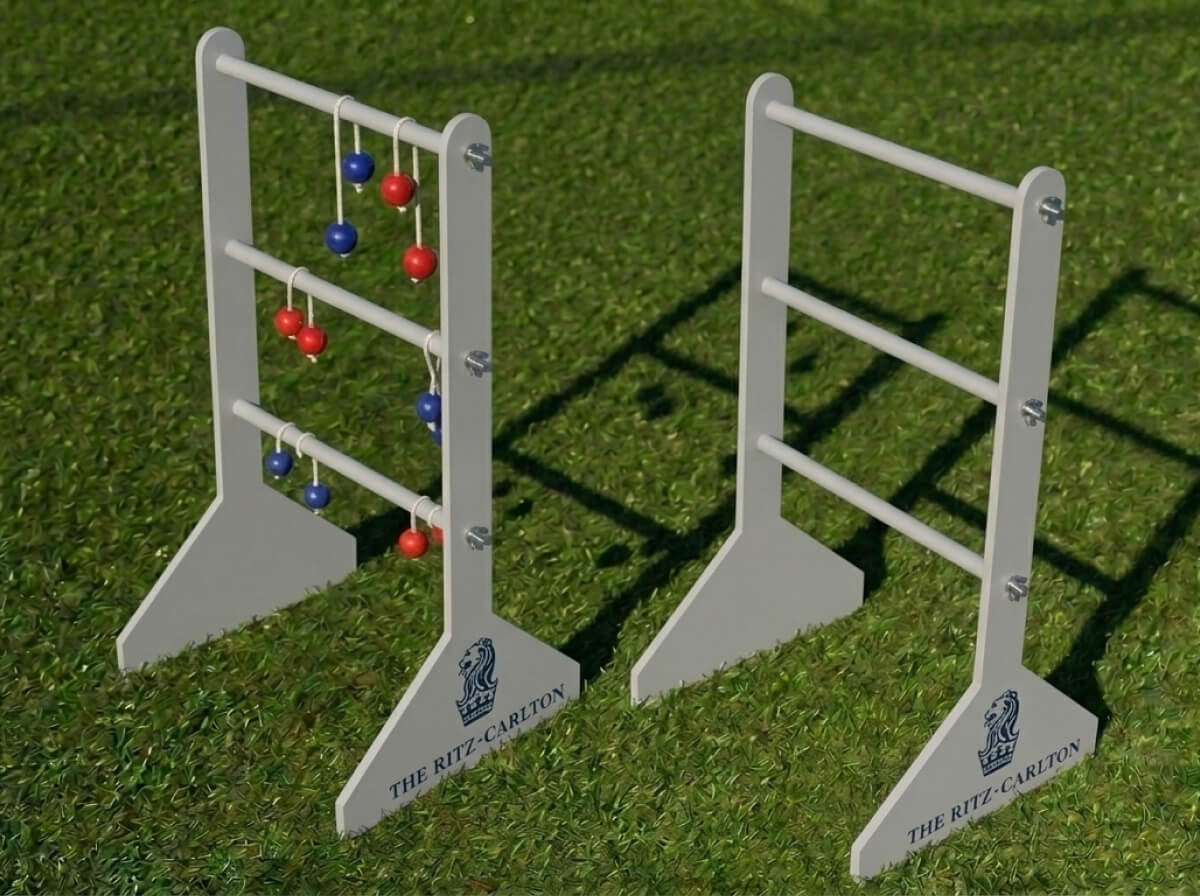 Custom branded ladder ball set