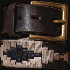 La Matera x Tangerine custom belt