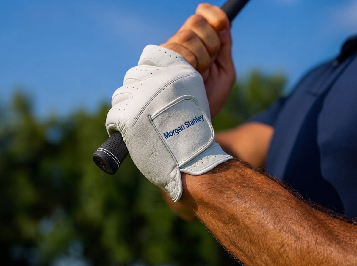 Custom branded golf gloves