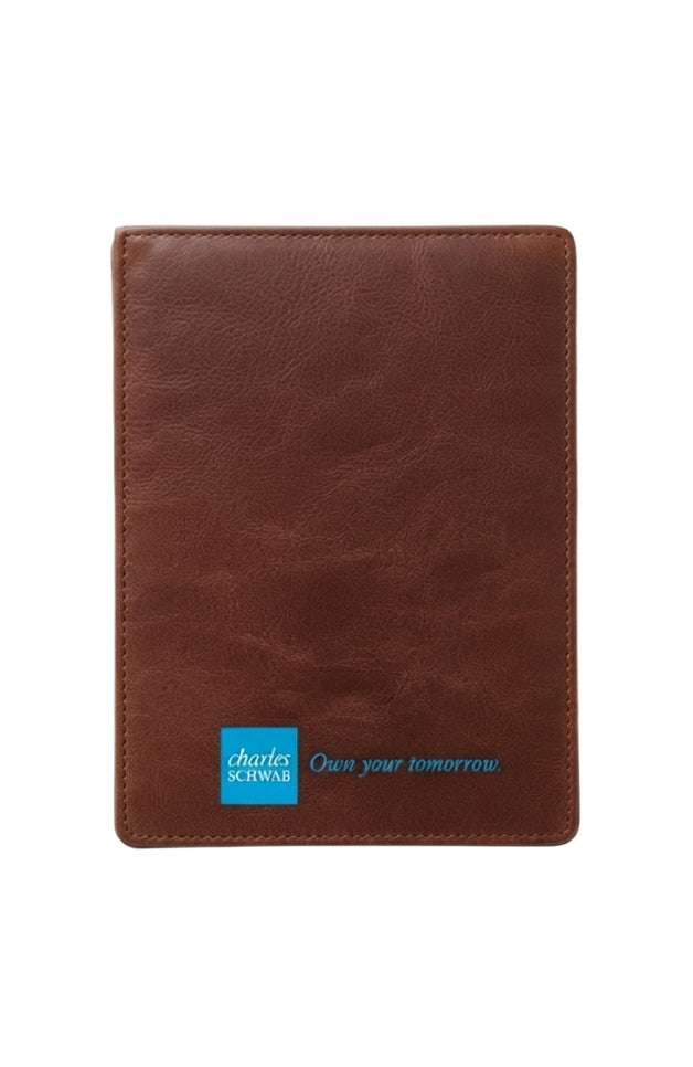 Custom branded leather golf scorecard holders — club and member order