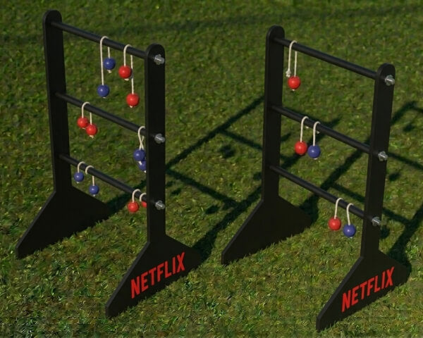 Custom ladder ball set as a corporate gift