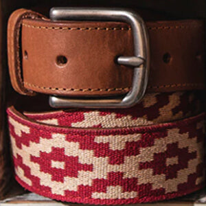 La Matera x Tangerine custom belt