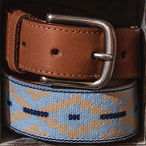 La Matera x Tangerine custom belt