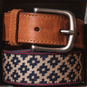 La Matera x Tangerine custom belt
