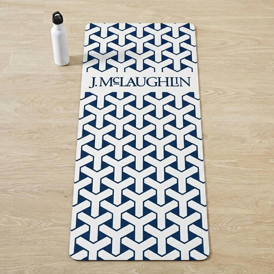 Custom branded yoga mat project