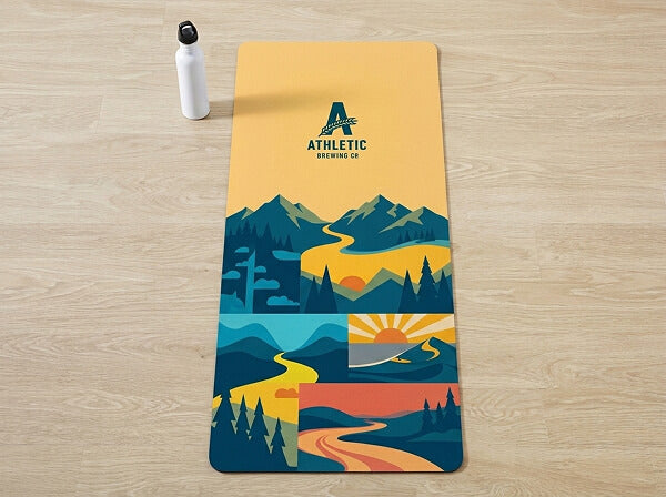 Custom yoga mats for resorts and hotels