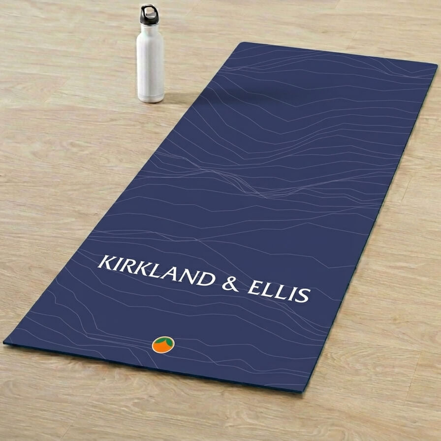 Custom branded yoga mat project