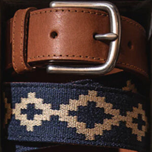 La Matera x Tangerine custom belt