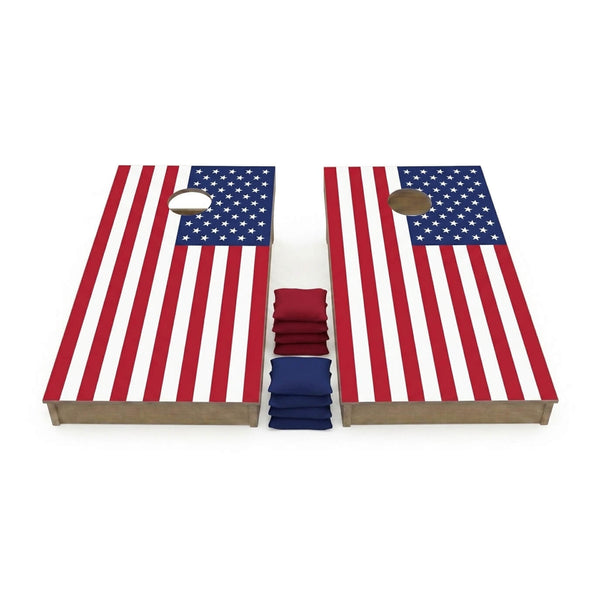 American Flag Cornhole Boards (Set of 2)