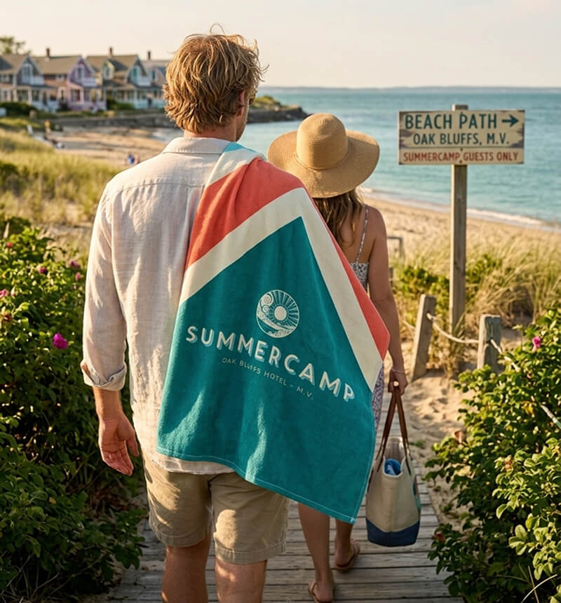 custom beach towels