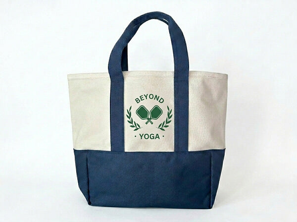 Custom branded tote bag — heavy canvas embroidered