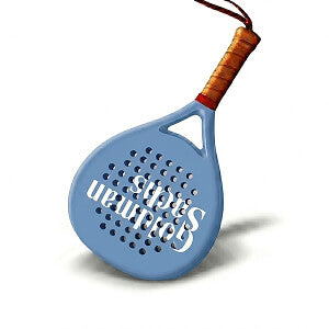 Branded padel racket set