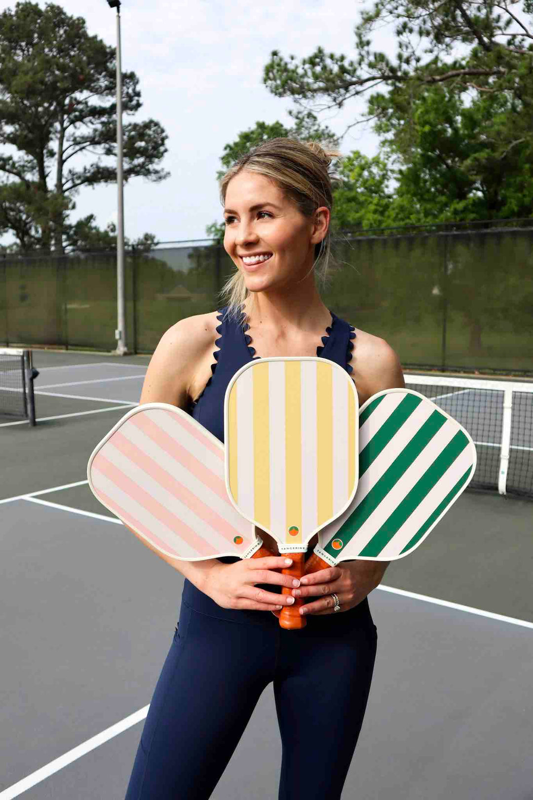 【ヘマタイト＆カーネリアン】バッキーボールペンダント Gardiner's Bay | Green Pickleball Paddle | Tangerine